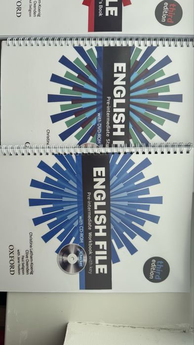Продам книжки Enflish file 3d edition. Elementary, pre intermediate