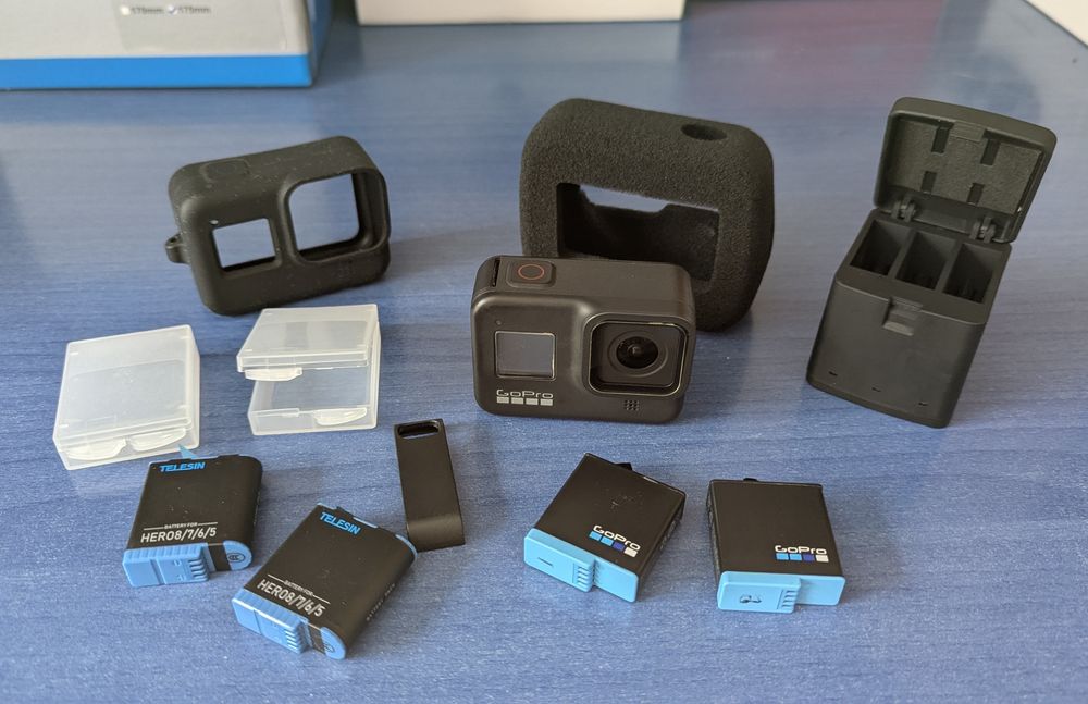 GoPro 8 black 4К60 4 battery + accesorii