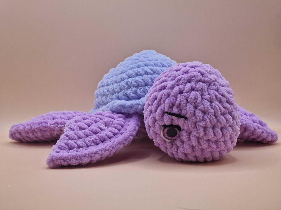 Țestoasă Handmade Croșetată – Culori Deosebite, 24cm