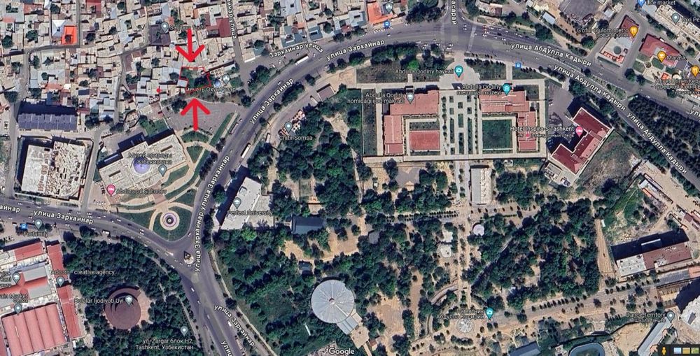 Участок 5.13 соток под бизнес в историческом центре (ул. Заркайнар)