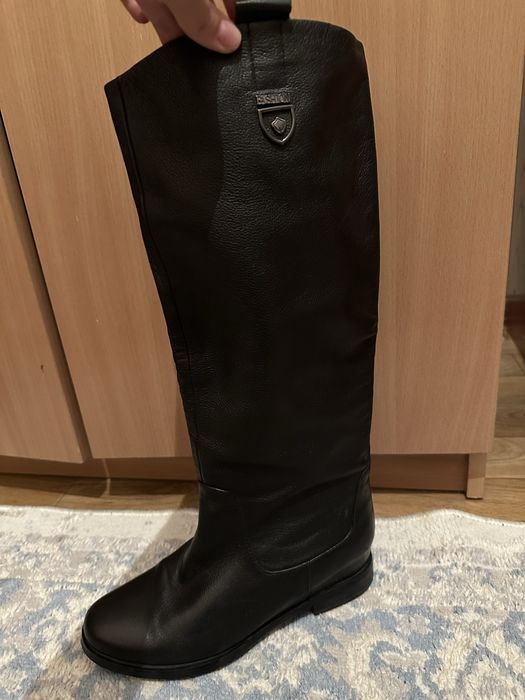 Кожаные сапоги осенние 36р