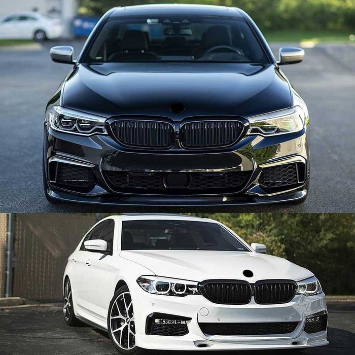 Grile Nari Simple Sport BMW Seria 5 G30 G31 Non-facelift, Negru Lucios