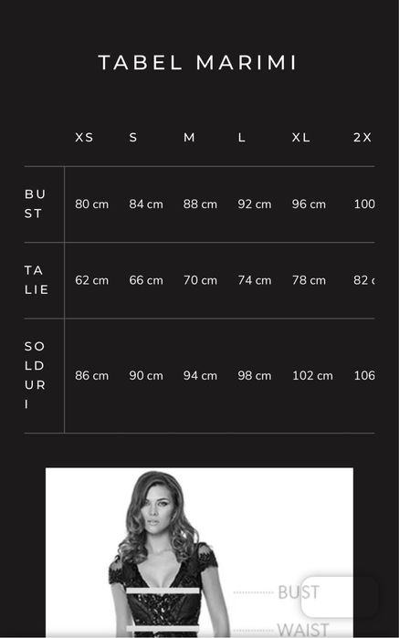 Rochie Cristallini S/L/M de inchiriat vanzare