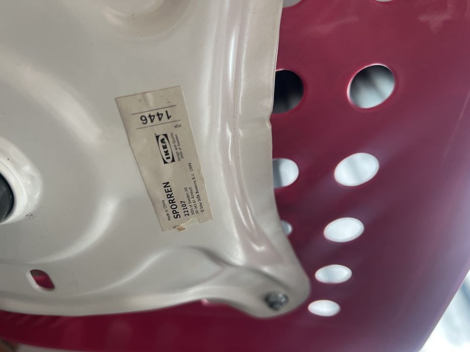 Офис стол Икеа, розов