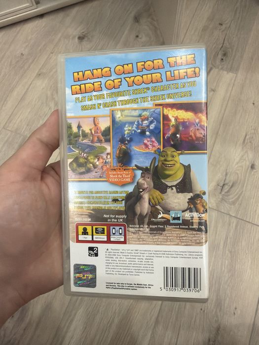 Продам shrek smash’n crash racing PSP