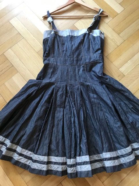 Rochie Karen Millen Denim Dark Blue