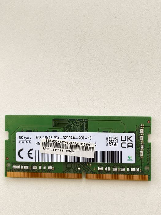 SK Hynix 8GB DDR4 3200MHz SO-DIMM RAM памет за лаптоп