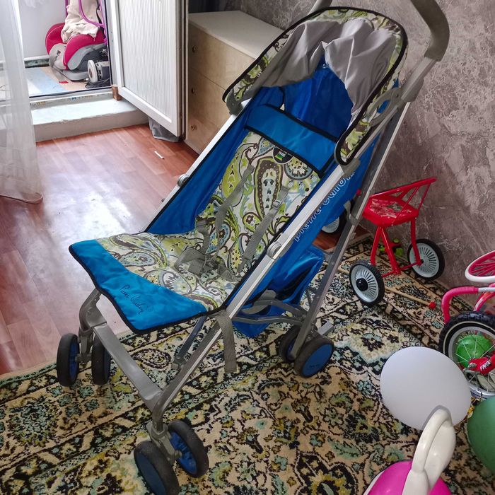 Продам коляску, ходунки и детскую переноску