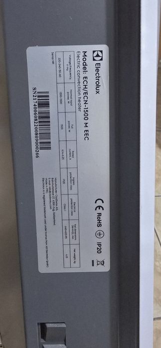 Încălzitor Electrolux