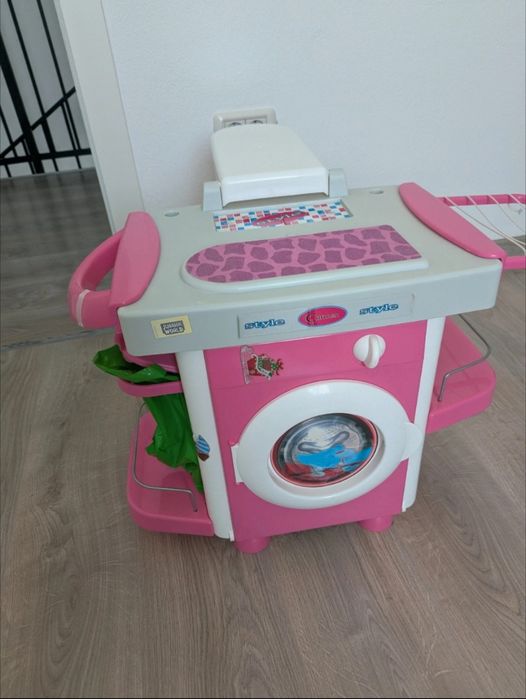 Jucarie - Masina de spalat rufe cu accesorii Polesie Toys Carmen