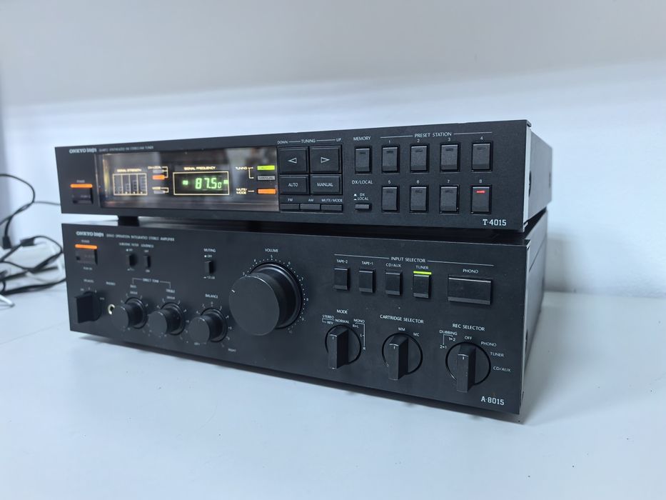 Amplificator Onkyo Integra A8015 si tuner T4015 made in Japan
