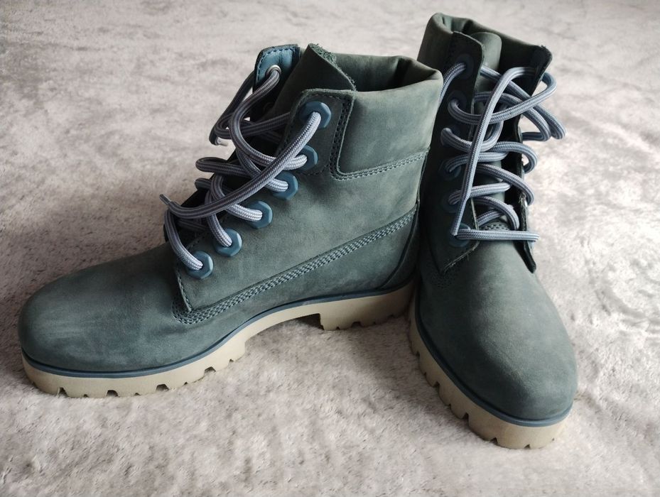 НОВИ! Timberland Дамски Боти (37 EU) Естествен Набук - Само Пробвани