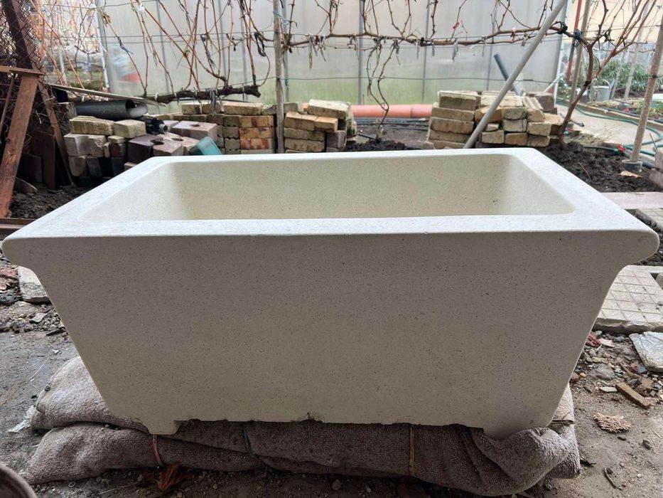 Корито от мозайка шлайфано обработено с импрегнатори   и сифон
