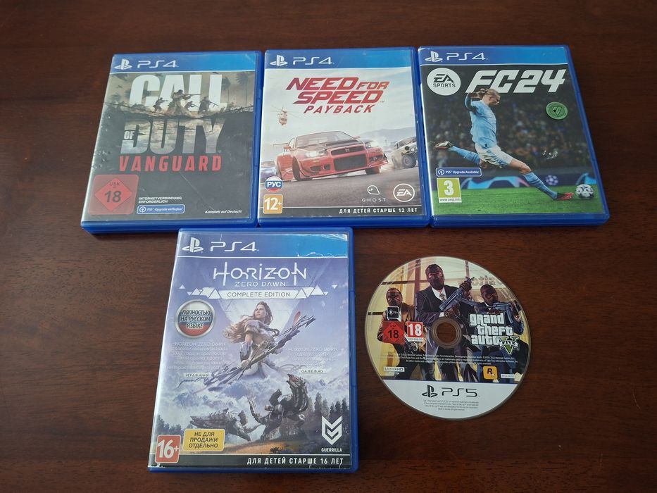 Диски для PlayStation 4,5
