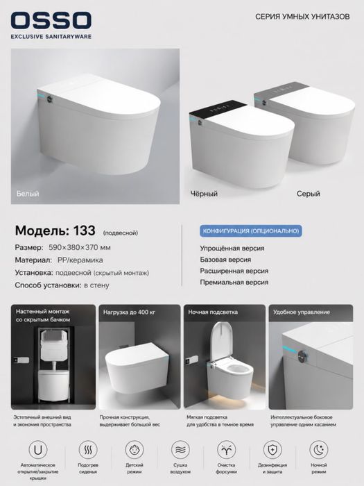 Унитаз Smart OSSO