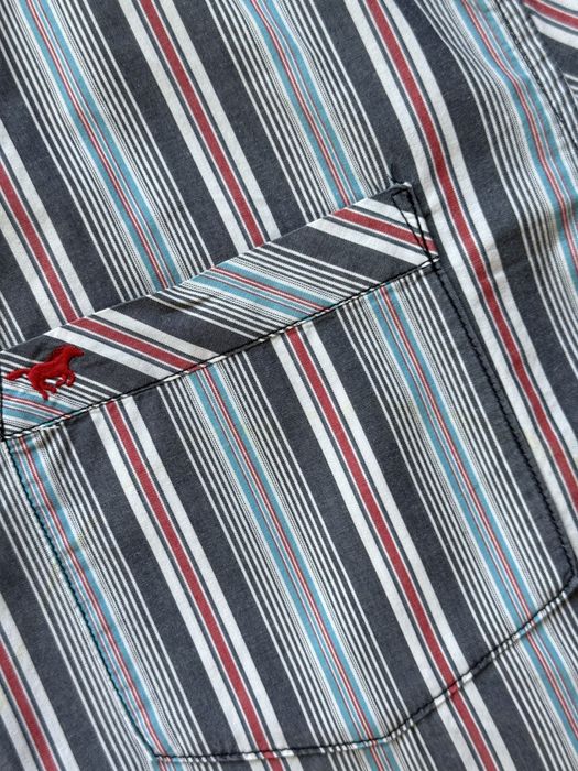 Camasa MUSTANG Maneca Scurta Dungi Barbati | Marime XL