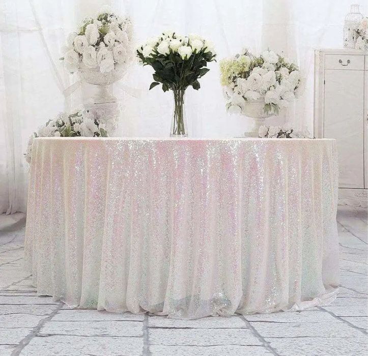 Fata(fete) de masa rotunda ( paiete ) Sali de Eveniment