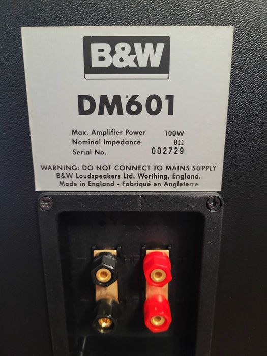 Bowers & Wilkins B&W DM601  boxe Hi-Fi de raft   *Made in UK