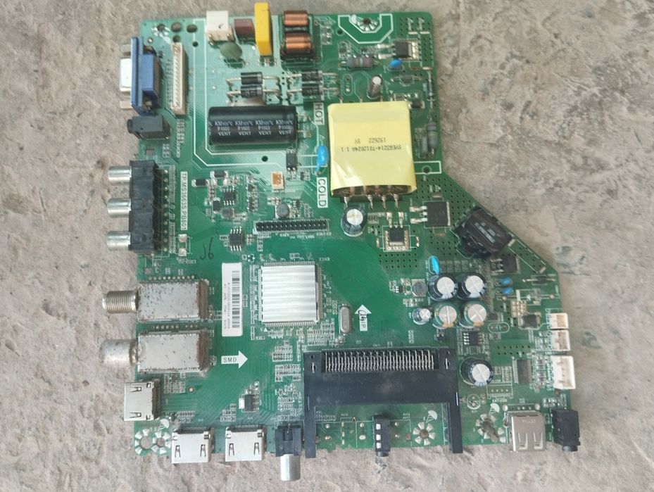 LED Televizor platalari: Main Board (Asosiy plata) va T-Con plata soti