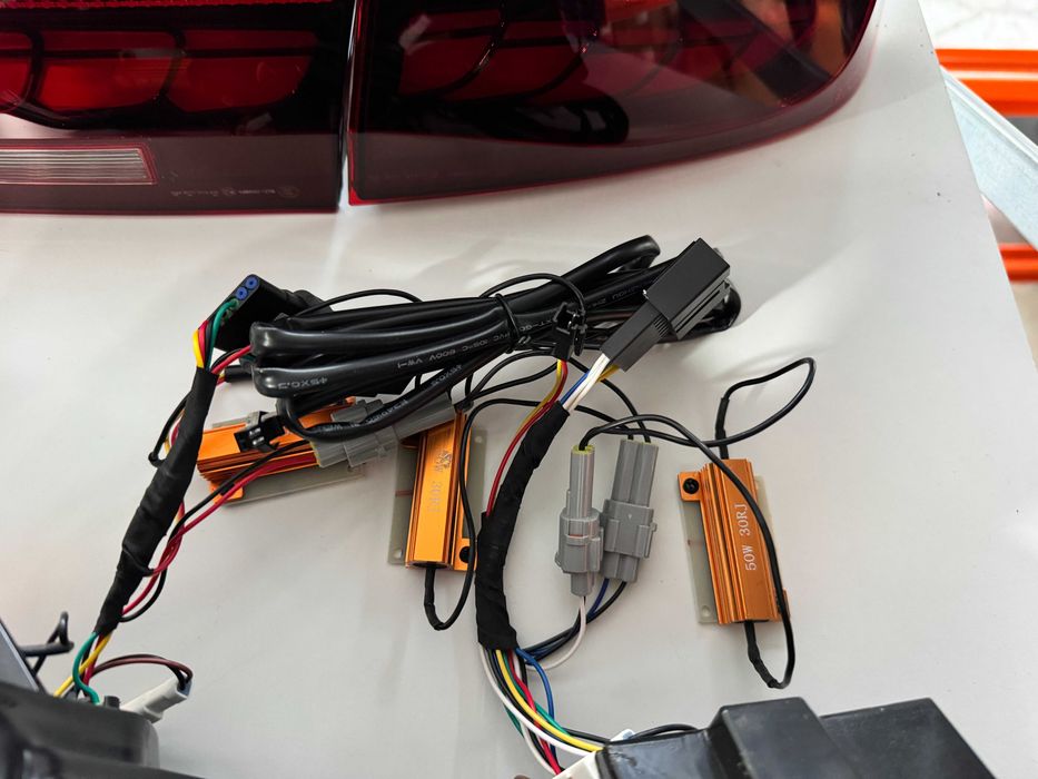 Set Stopuri Full LED BMW Seria 3 F30 Rosu Clar M4 Design