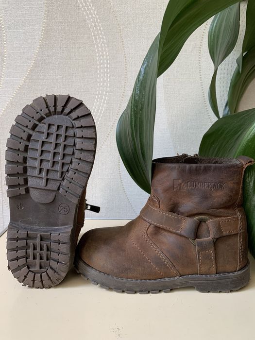 Ботинки кожаные Lumberjack 25р 18см