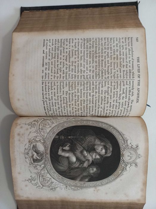 Carte engleza vintage hardcover - The life of Christ- editia din 1861