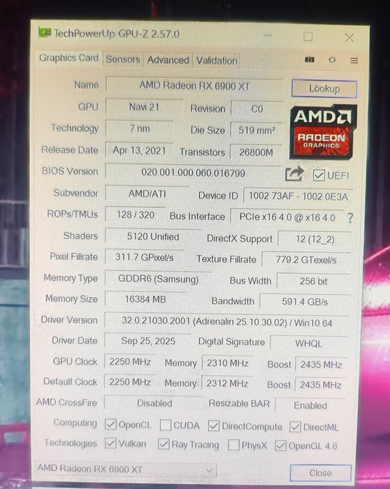 Radeon RX6900 XT WaterCooling