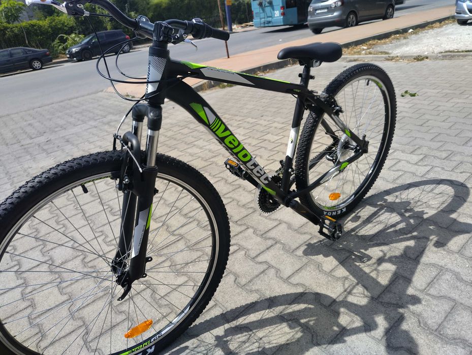 SPRINT Алуминиев велосипед 29" Velotec PRO черен/зелен