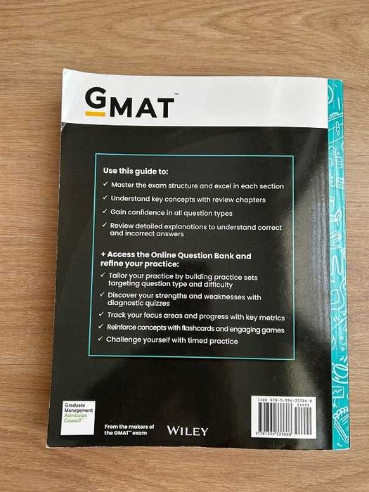 Официален учебник за изпит GMAT 2025-2026, хартиено издание