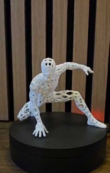 Фигурка Спайдърмен / Spider-man / Бял / 10 см висок