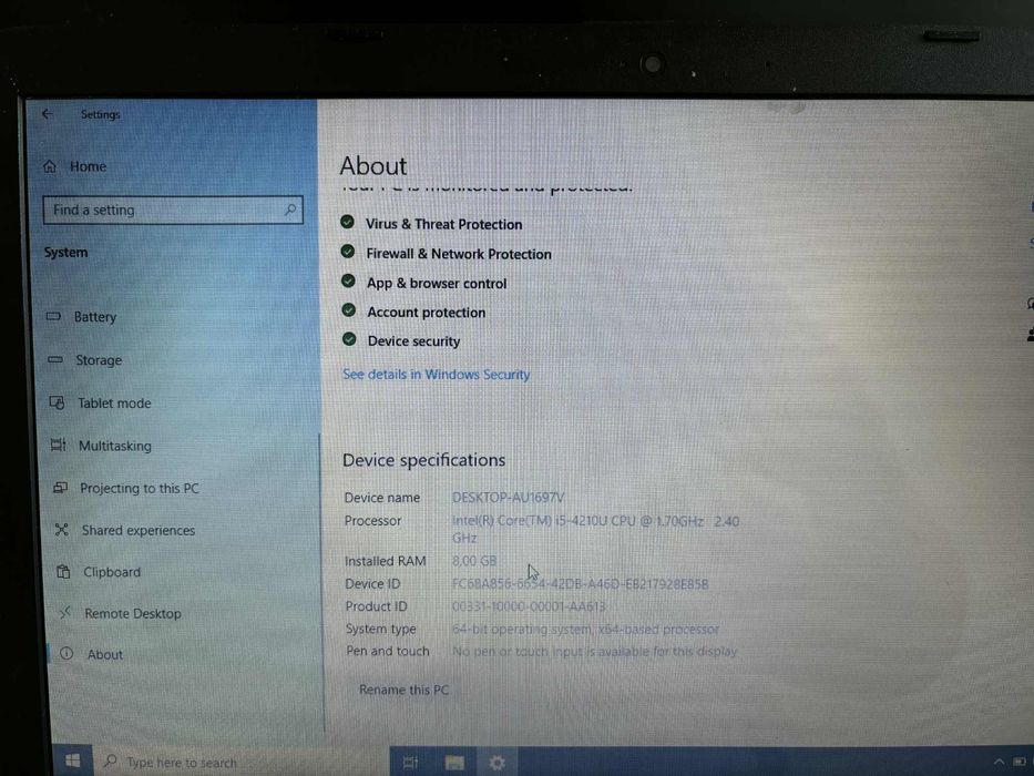 Лаптоп HP, 15.6 инча