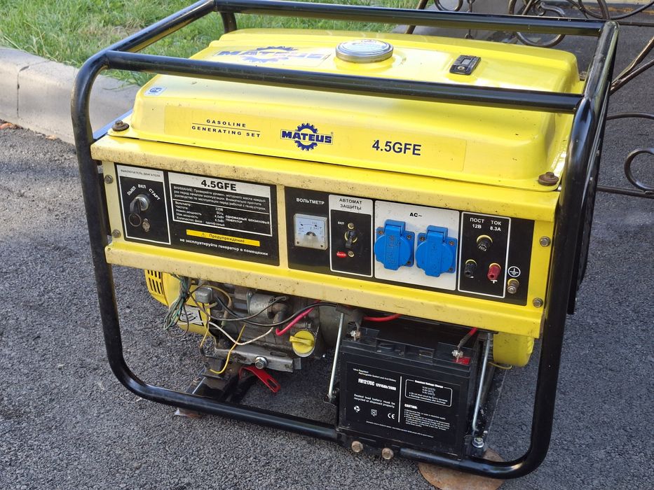 Бензиновый генератор Mateus 4GFE / 4.5 kW