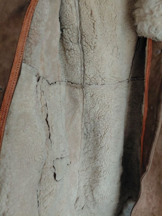 Дамски кожух от агнешка кожа