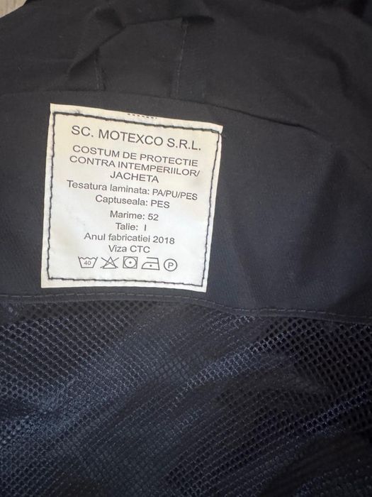 Costum de protectie contra intemperiilor Pompieri
