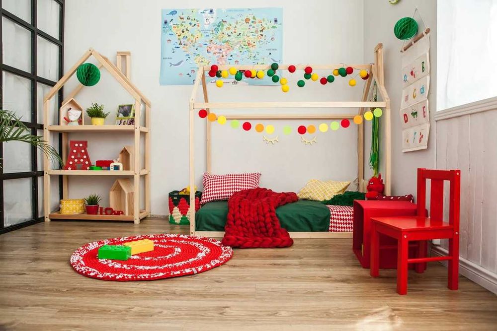 Етажерка Къщичка Монтесори