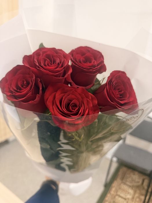 Роза свежие 5штук