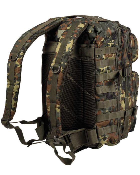 Ghiozdan Mil-Tec Impermeabil - Ruscac pentru Pescuit - Ranita Miltec Geanta pentru Vanatoare Backpack EDC Tactic CAMUFLAJ - Flecktarn - SKU 14002221