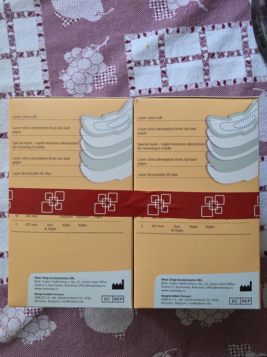 Tampoane maternitate L ,2 cutii x10 buc