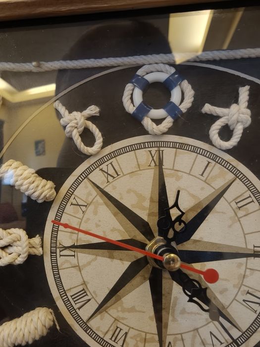 Ceas decorativ nautic cu compartiment pentru chei – Virtus 1945 Madrid