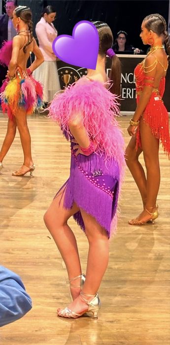 Рокля за латино американски танци