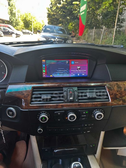 BMW E60 / E61 - Android Мултимедия БМВ 5 Серия Е60, Е61, Е63, Е64 Навигация Андроид 15 CarPlay CCC и CIC