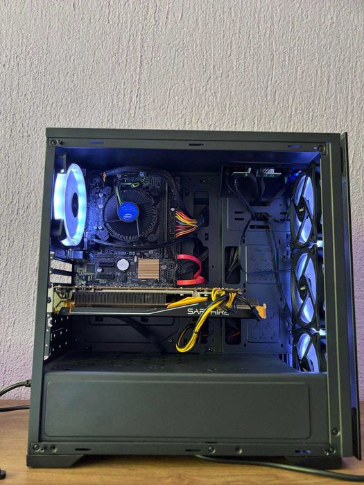 Бюджетен Геймърски Компютър (i5 7400, R9 290X 4GB, SSD+HDD, Win 11)