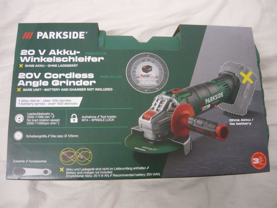 Acumulator baterie Parkside smart bluetooth 20 V 12 Ah NOUĂ sigilată