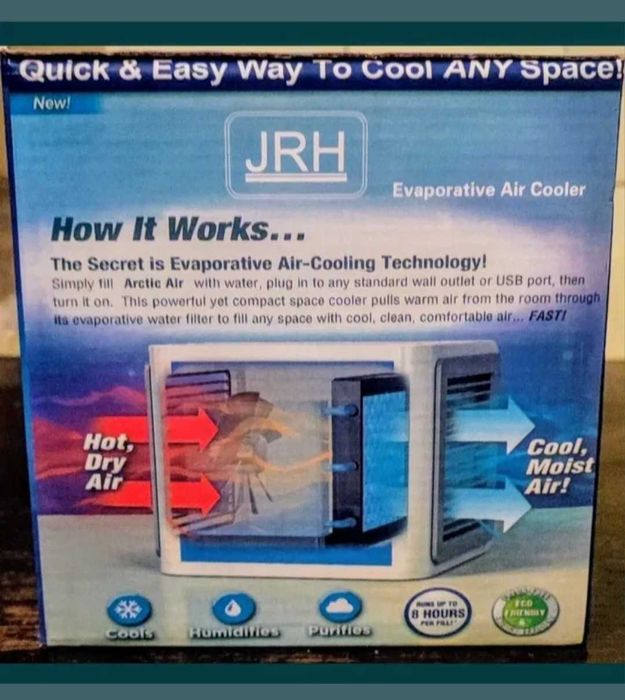 Mini aparat de aer condiționat cu umidificator