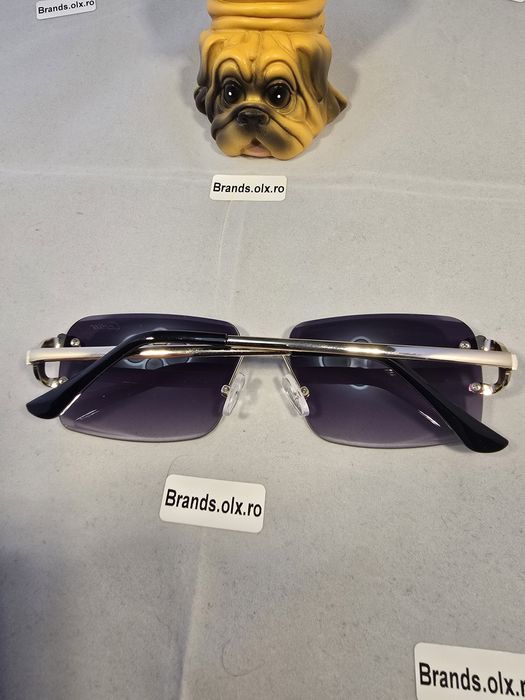Set Ochelari de soare Cartier Rimless Purple, 17594, made in Italy