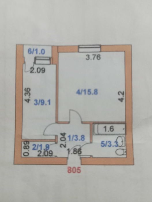 Срочно Квартира-1к. продажа