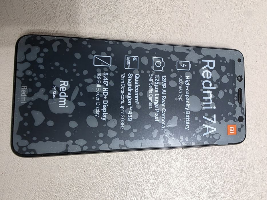 Смартфон Redmi 7A Matte Black 2Gb RAM 16GB ROM