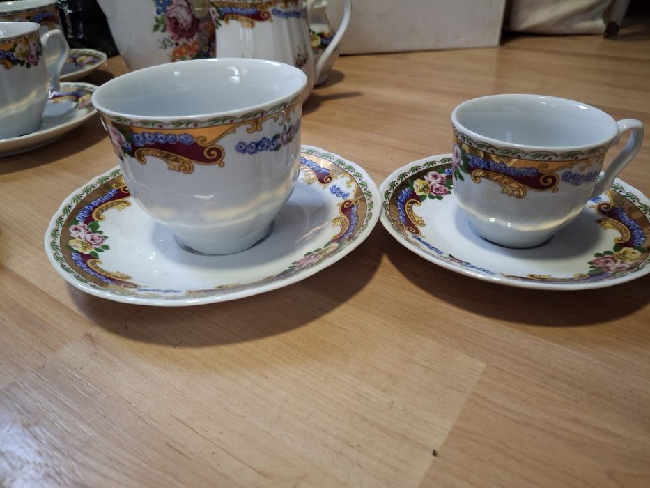 Limoges vintage  6 чаши чай и кафе .Франция