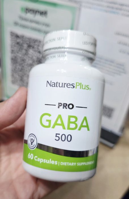 ДОСТАВКИ НЕТ Nature's Plus GABA 500mg 60шт 90000сум скидка годен 07/28