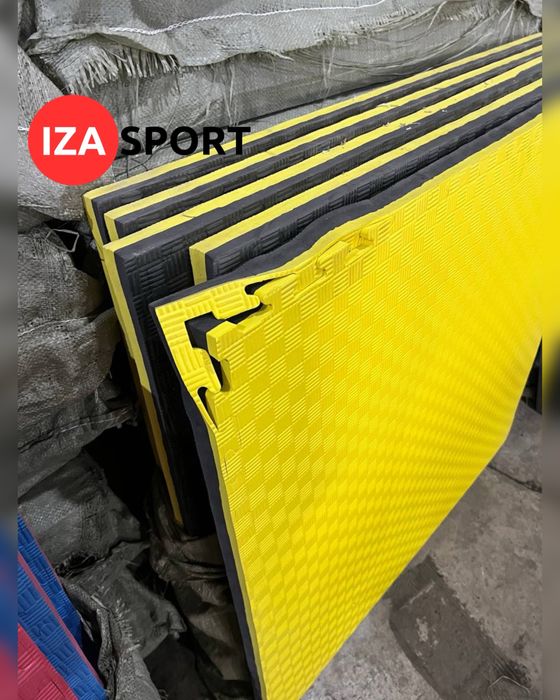 Tatami MAT sport mat Kovyor 2.5 sm 4 sm tatami qora sariq